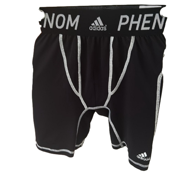 🌿Adidas black padded shorts, Youth Medium🌿 - Picture 1 of 5
